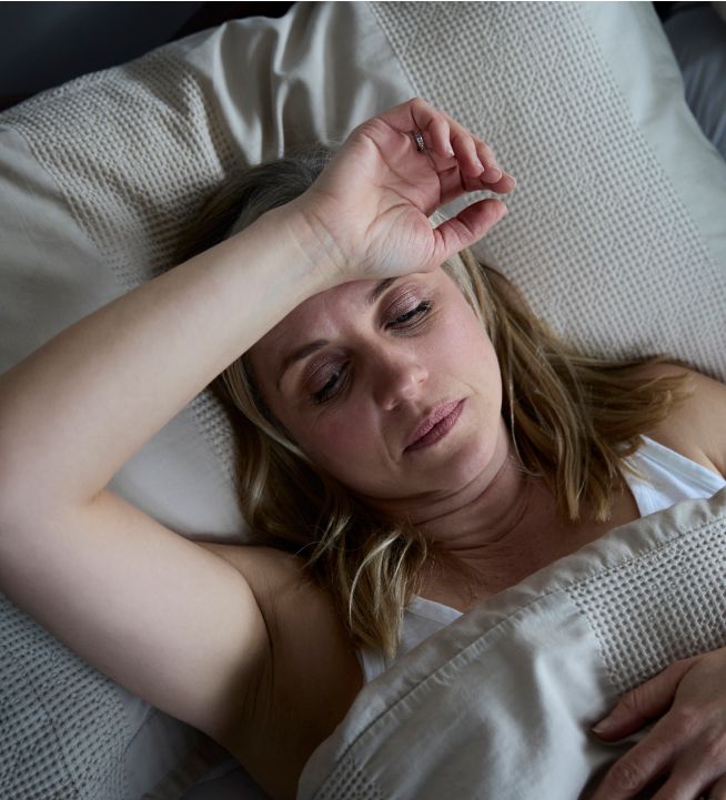 Tired woman